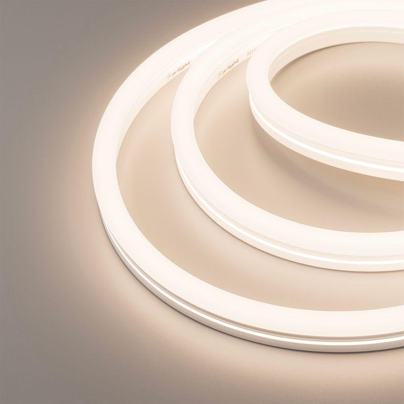 Лента светодиодная MOONLIGHT-SIDE-X336-12x24mm 230В Warm 3500К 11Вт/м IP65 wire x1 грибовидная форма герметичная (уп.50м) Arlight 059183