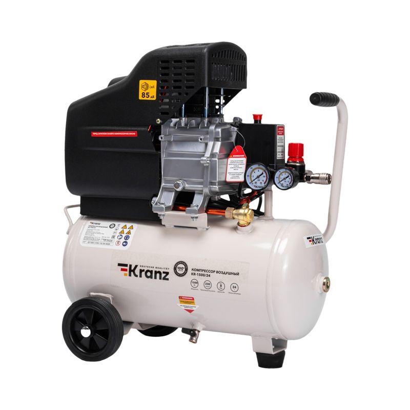 Компрессор воздушный KR-1500/24 1500Вт 230л/мин 24л Kranz KR-16-1151