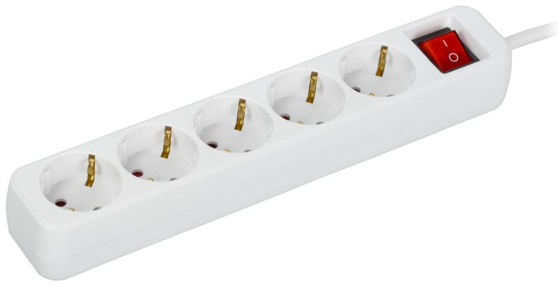 Удлинитель 5х5м 16А У05К ПВС 3х1.5 бел. UMA IEK UM-YP10-16-05-05-ZK-K01