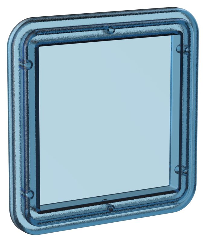 Окошко смотровое для корпуса полиэстер. ЩМП прозр. син. IEK MKP21D-W-N-2