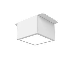 Светильник светодиодный DL-Grill 10Вт 4000К 60х60х60мм CRI90 для потолка Грильято 75х75мм с шир. ламели 15мм диммер DALI RAL9003 бел. муар VARTON V1-R0-00807-10D01-4001040