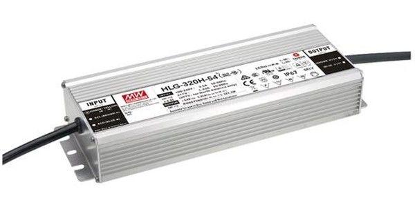 Драйвер для светодиодной ленты Meanwell HLG-480H-24B 480Вт 24В IP67 20А 262х125х43.8мм (7 лет) VARTON