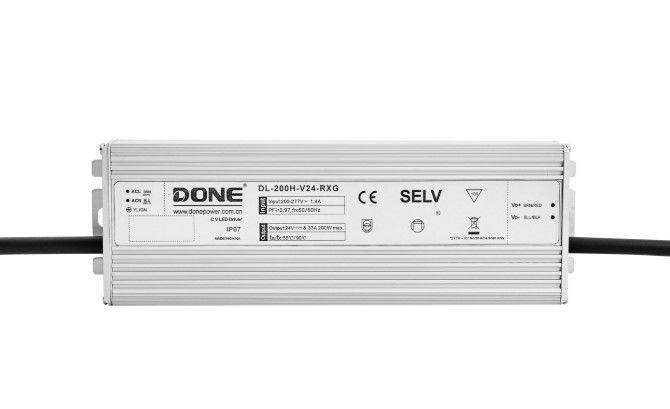 Драйвер для светодиодной ленты DONE POWER DL-200H-V24-RXG 200Вт 24В IP67 199х63х37мм VARTON