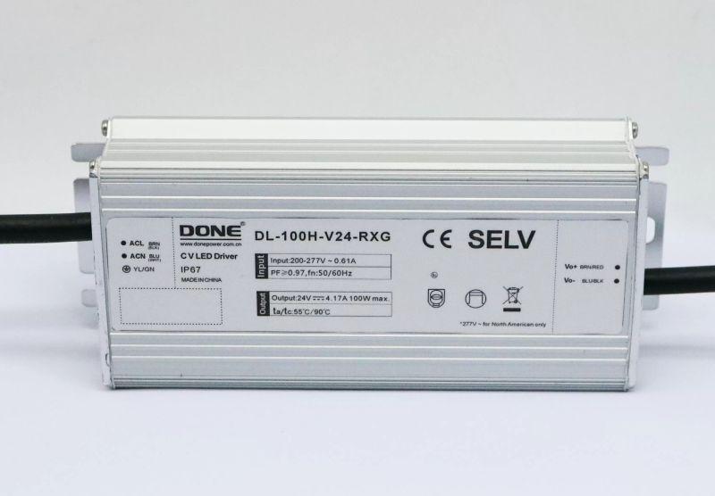 Драйвер для светодиодной ленты DONE POWER DL-100H-V24-RXG 100Вт 24В IP67 153х63х32мм VARTON