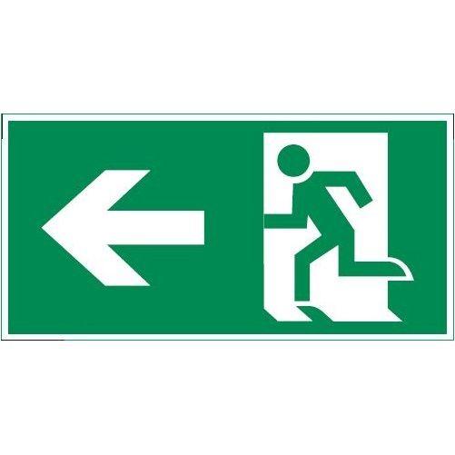 Знак Vault SST "Выход влево" 150х300мм VARTON V4-EM-00.1530.ADV-0019