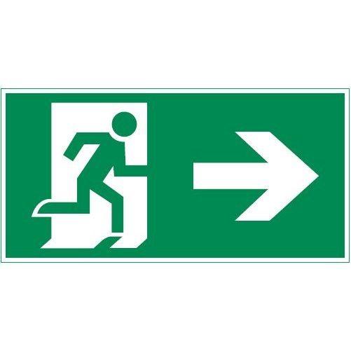 Знак Vault SST "Выход вправо" 150х300мм VARTON V4-EM-00.1530.ADV-0022