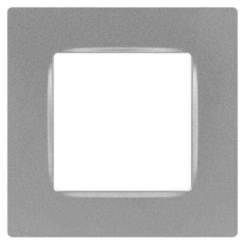 Рамка 1-м 12-5201-03 Классик алюм. Эра Б0067781