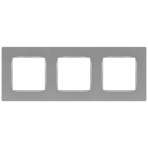 Рамка 3-м 12-5203-03 Классик алюм. Эра Б0067788