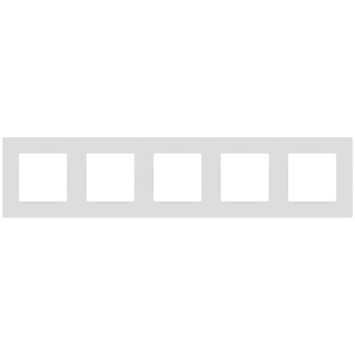 Рамка 5-м 12-5205-01М Классик бел. матов. Эра Б0067766