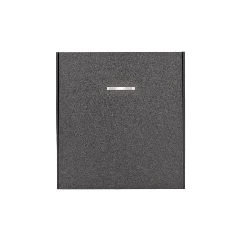 Переключатель перекрестный 1-кл. СП STRONG 10А с подсветкой графит Kranz KR-78-0718-6