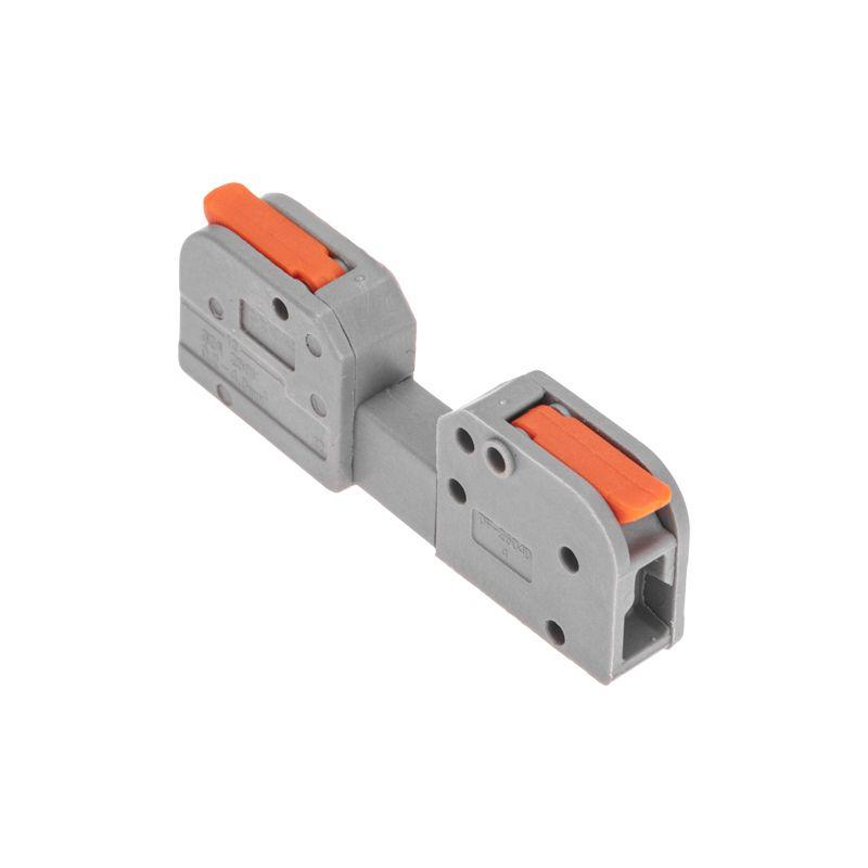 Клемма проходная разъемная СМК 222-421R 1п 0.2-2.5/4кв.мм сер. (блист.5шт) Rexant 07-5261-5