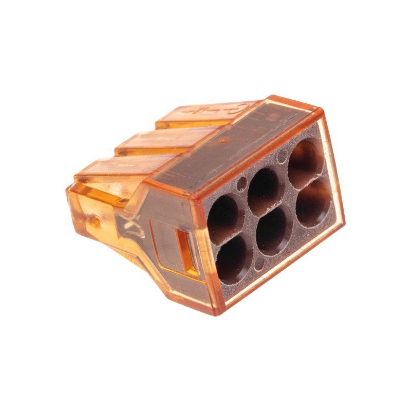 Экспресс-клемма СМК 773-606 6-проводная 0.75-4кв.мм с пастой (блист.5шт) Rexant 07-5276-5