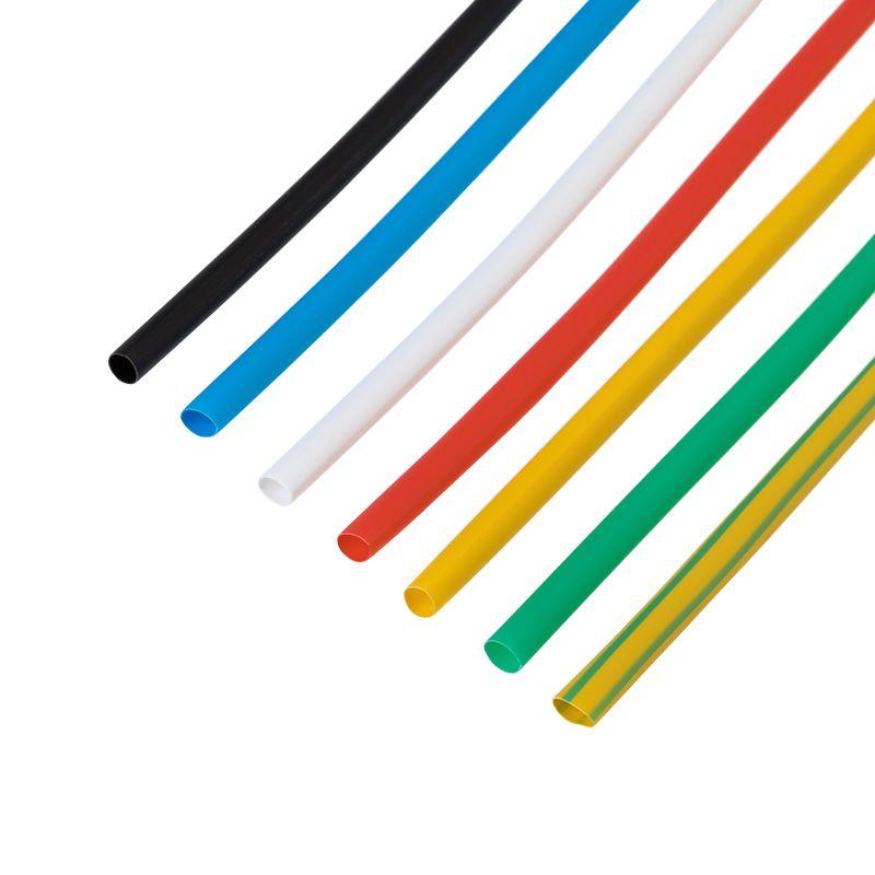 Набор трубок термоусадочных №12 ТУТ нг 3.0/1.5 7 цветов (уп.21шт по 10см) Rexant 29-0112