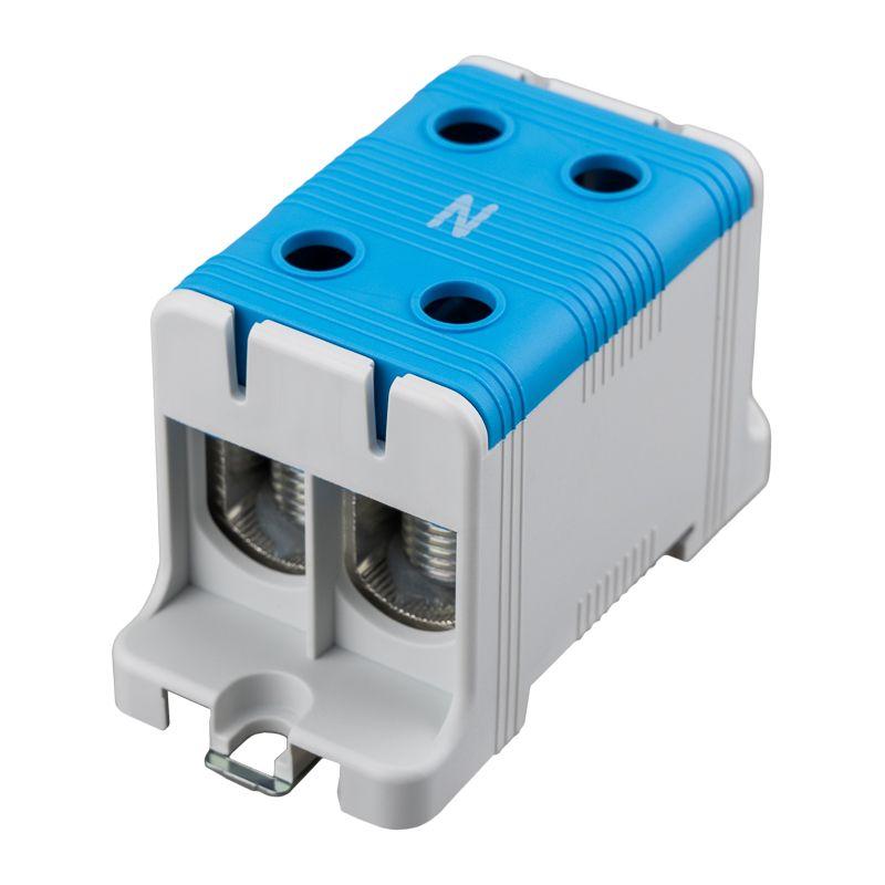 Клемма вводная силовая распределительная КВС 16-95кв.мм 2-рядная син. Rexant 11-2116