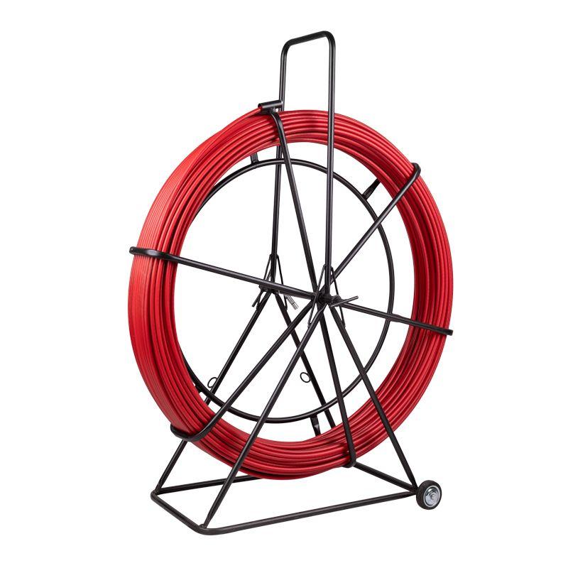 Протяжка кабельная (УЗК в тележке) стеклопруток d11.0мм 200м красн. Rexant 47-1200