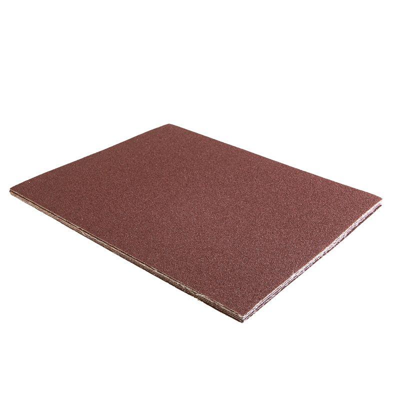 Шкурка шлифовальная 230х280мм Р80 водостойкая в листах на тканевой основе (уп.10шт) Kranz KR-91-1303