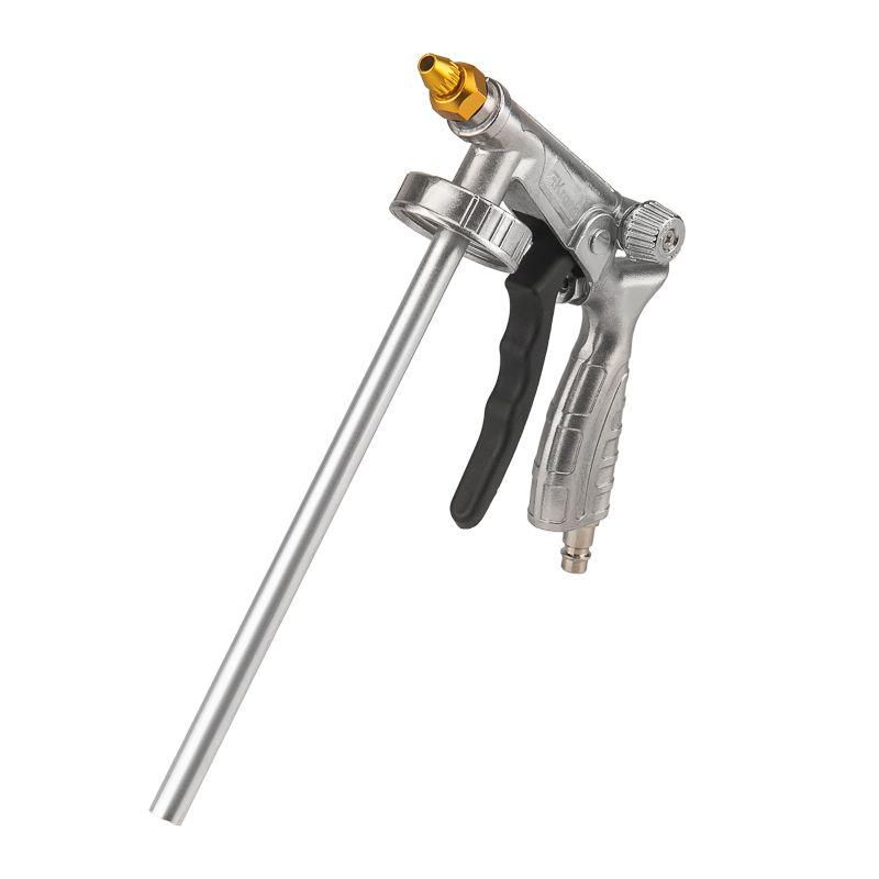 Пистолет для антигравийных и антикоррозийных составов с гибким и прямым соплом + регулятор давления Kranz KR-16-1403