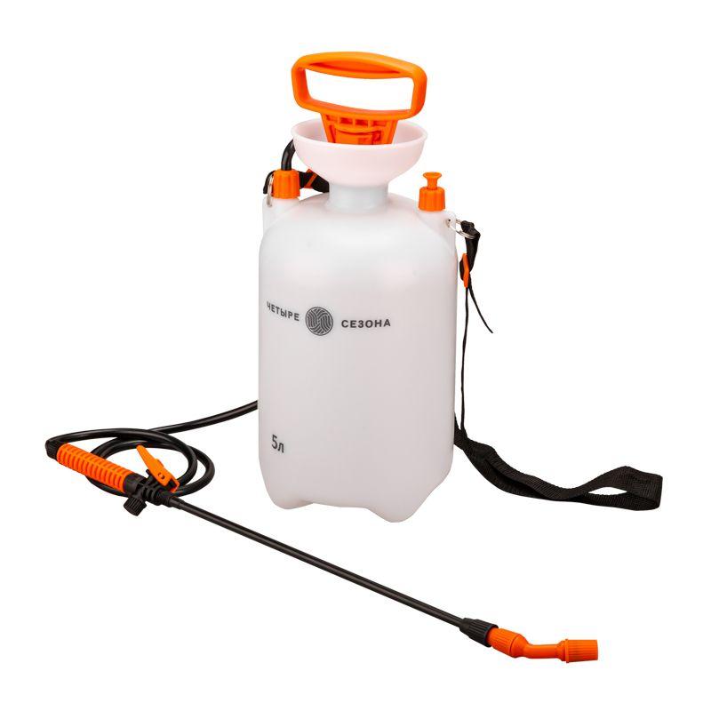 Опрыскиватель садовый помповый для растений и цветов 5л ЧЕТЫРЕ СЕЗОНА 62-0244