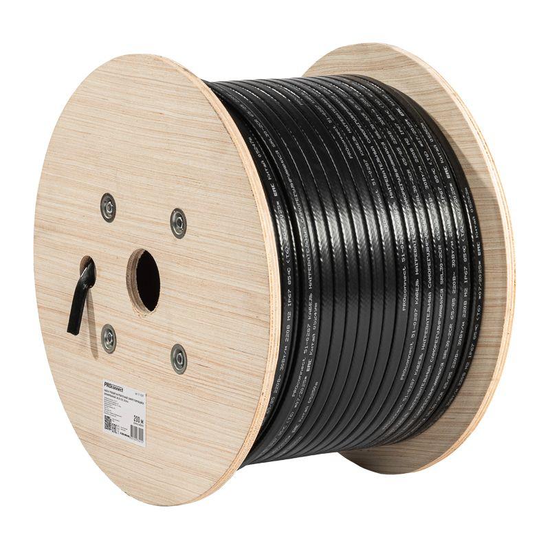 Кабель греющий саморег. SRL30-2CR экранир. 30Вт/м 0.93кв.мм/40м бытовой (уп.200м) PROCONNECT 51-0287