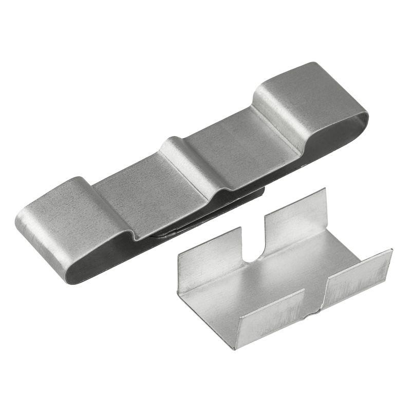 Зажим крепежный ТСР/Т.2-50 Ц (уп.50шт) Rexant 51-1024