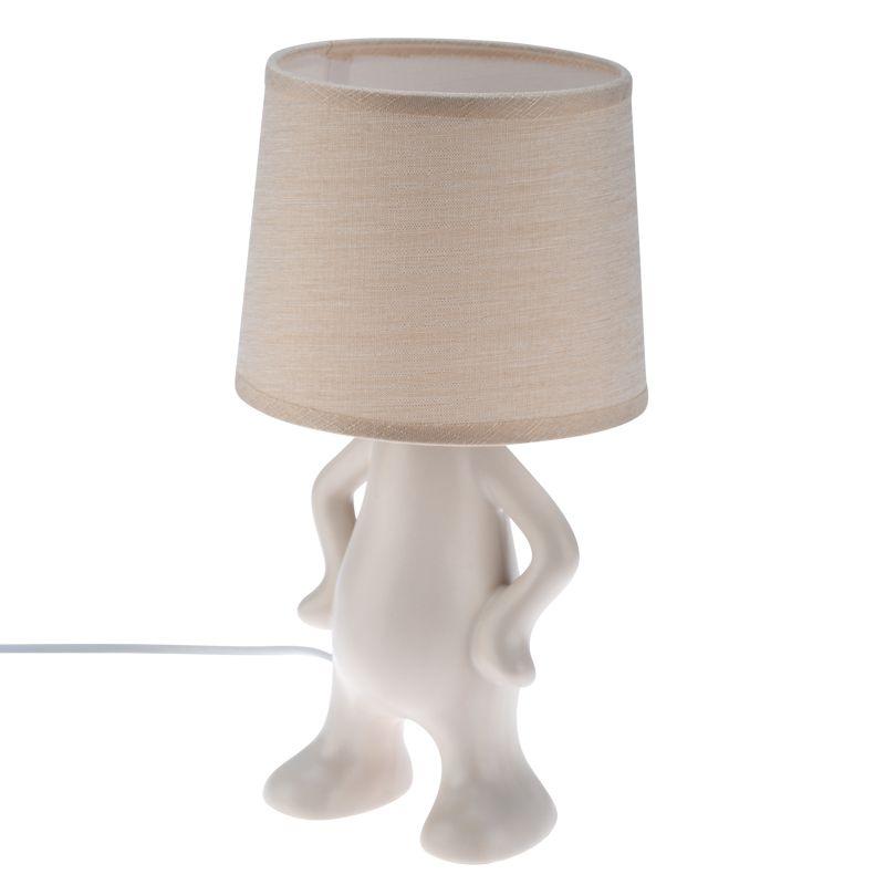 Светильник декоративный Человечек бел. с бел. абажуром E27 Rexant 603-1037