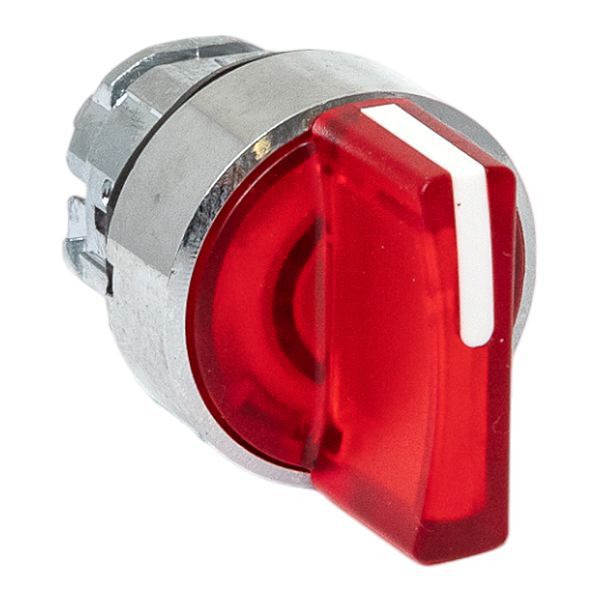 Механизм переключателя исполнительный XB4 IP65 на 3 положения возвратный без фиксации с подсветкой с короткой ручкой красн. EKF XB4BD3L-R-65