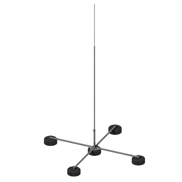 Мачта молниеприемная L9000 оцинк. сталь EKF lp-stl9000