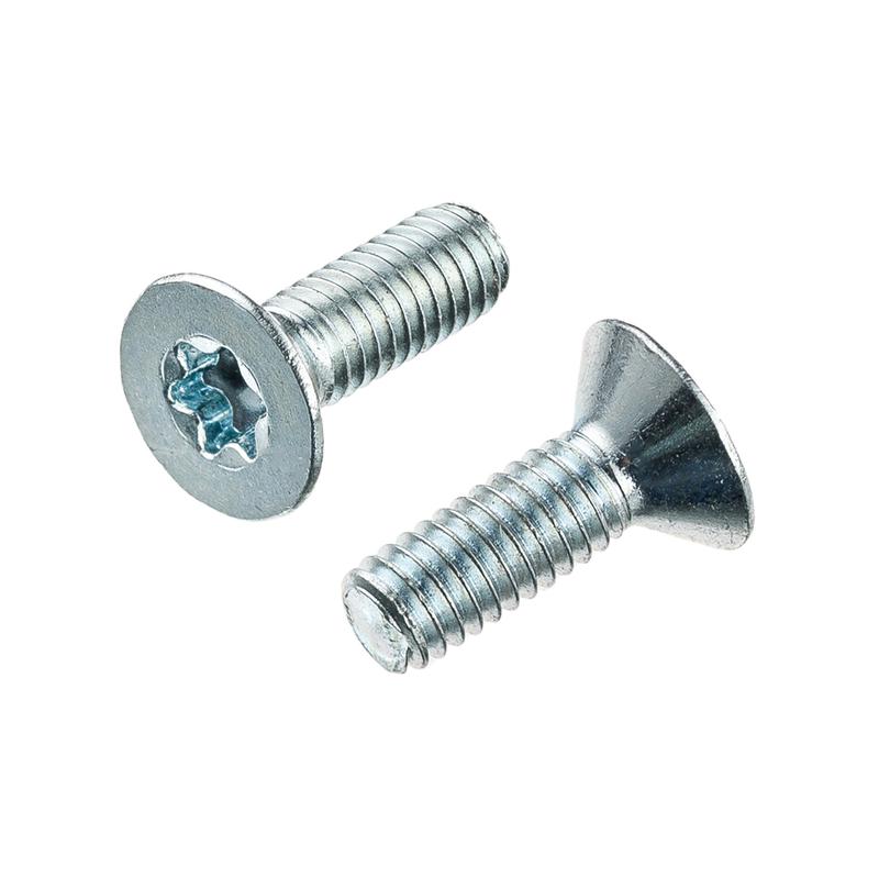 Винт с потайной головкой M4х08 DIN 965 с полной резьбой оцинк. (уп.1000шт) Tech-Krep/Zitar 912104