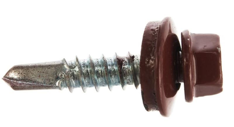 Саморез КР 4.8х28 P RAL 3009 (уп.1000шт) Tech-Krep/Zitar 925800