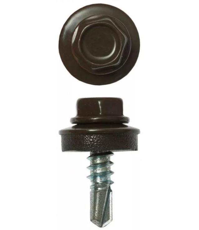 Саморез КР 4.8х35 RAL 8019 (уп.1000шт) Tech-Krep/Zitar 925799