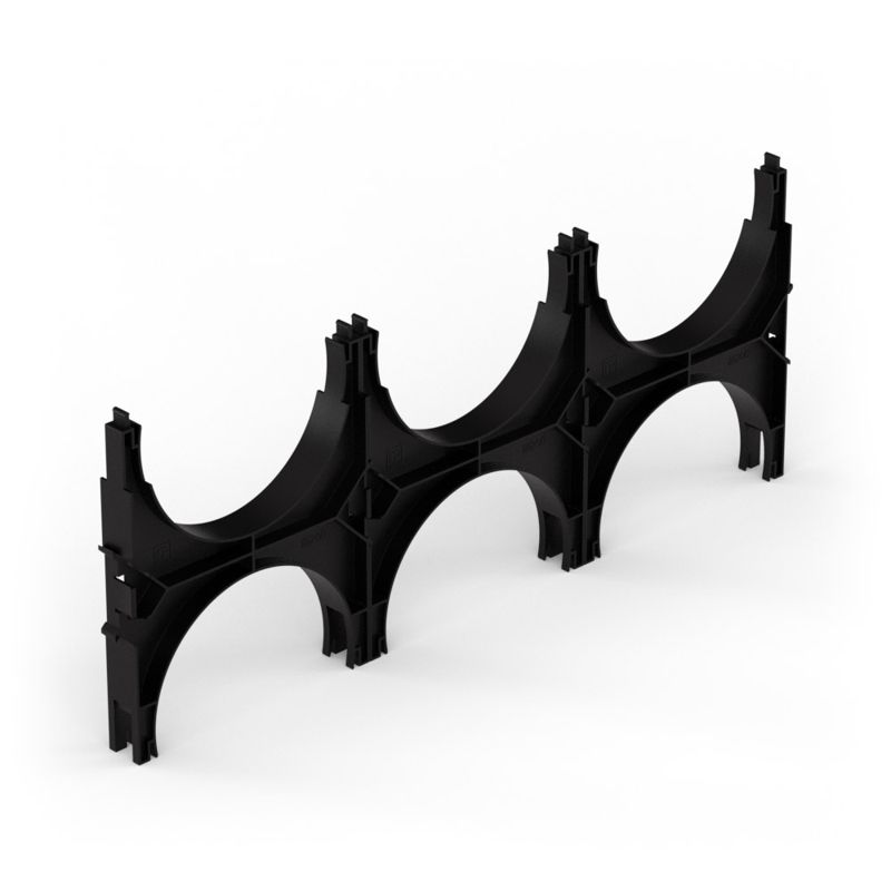 Кластер тройной двухсторон. для двустен. труб d200мм (уп.20шт) Промрукав PR13.02584