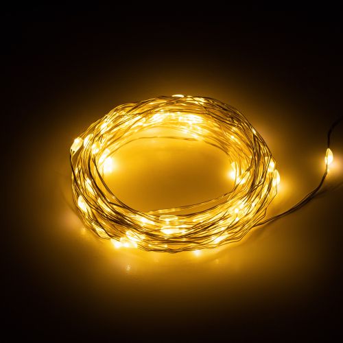 Гирлянда светодиодная "Нить" 10м 100microLED тепл. бел. IP20 Holiday INNR-01Zт Intro Б0060441