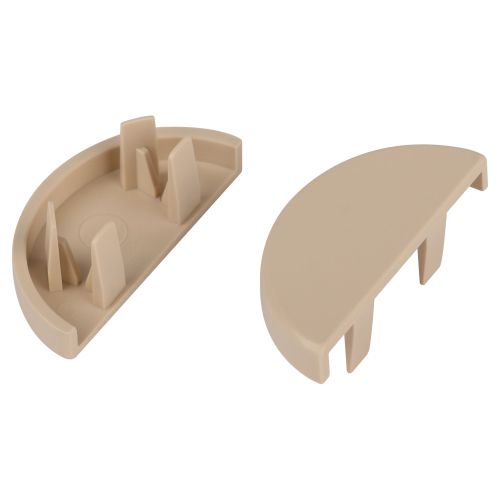 Заглушка для кабель-канала полукруглого 30х13 EC-KK-30-13-B беж. (уп.2шт) Эра Б0064959