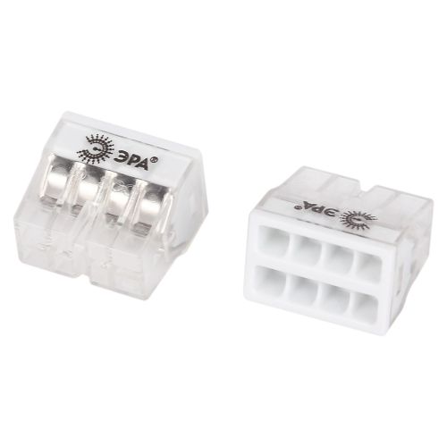 Клемма быстрозажимная компактная 2273-208 8-проводная 0.2-2.5кв.мм NO-225-362 (уп.15шт) Эра Б0067913