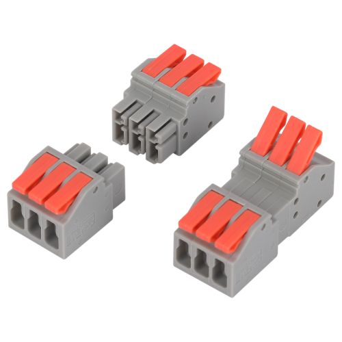 Клемма проходная разъемная 222-2413R 3п 0.08-2.5/4кв.мм с рычагами NO-225-404 (уп.10шт) Эра Б0067948