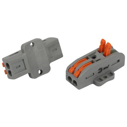 Клемма проходная с монтажн. площадкой 222-2412Р 2п 0.08-2.5/4кв.мм с рычагами NO-225-398 (уп.20шт) Эра Б0067893