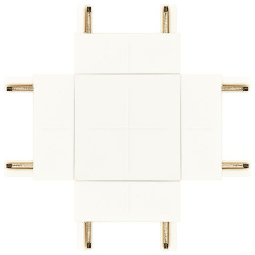 Коннектор Х-образный для тонкого магнитного шинопровода бел. TRM-S5-CX WH Эра Б0059026