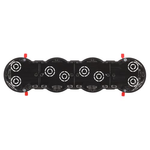 Коробка установочная 4-м 283х70х45мм IP30 для полых стен саморезы пластик. лапки черн. KUP-4-70-45 Эра Б0064951