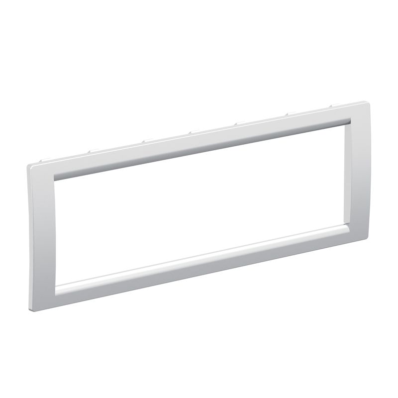 Рамка 6мод. универс. под Brava/VIVA/45х45 сер. металлик DKC F00015G