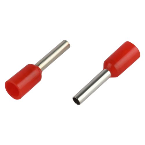 Наконечник-гильза НШвИ 1.0-8 с изолированным фланцем (уп.500шт) Эра Б0063418