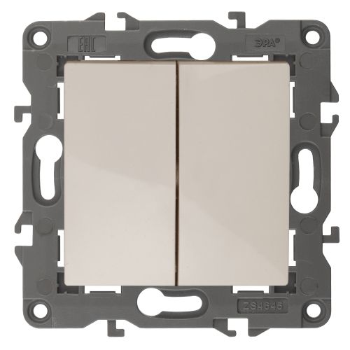 Переключатель перекрестный 2-кл. Elegance 14-1112-02 250В 10АХ слон. кость Эра Б0065326