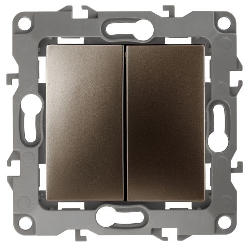 Переключатель перекрестный 2-кл. Эра12 12-1112-13 250В 10АХ бронза Эра Б0065264