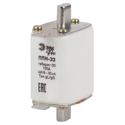 Предохранитель плавкий ППН-33 габарит 00 100А PRO ppn-33-00-100 Эра Б0064019