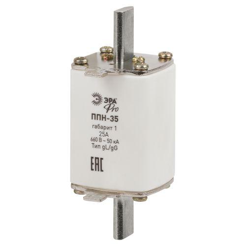 Предохранитель плавкий ППН-35 габарит 1 25А PRO ppn-35-1-25 Эра Б0063934