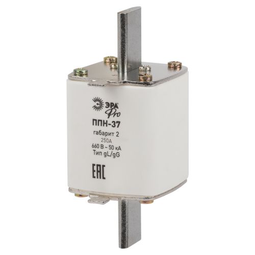 Предохранитель плавкий ППН-37 габарит 2 250А PRO ppn-37-2-250 Эра Б0064024