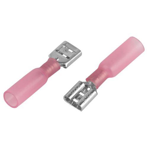 Разъем плоский изолированный термоусаживаемый "мама" РпИм-Т 1.25-250 (уп.50шт) Эра Б0063401