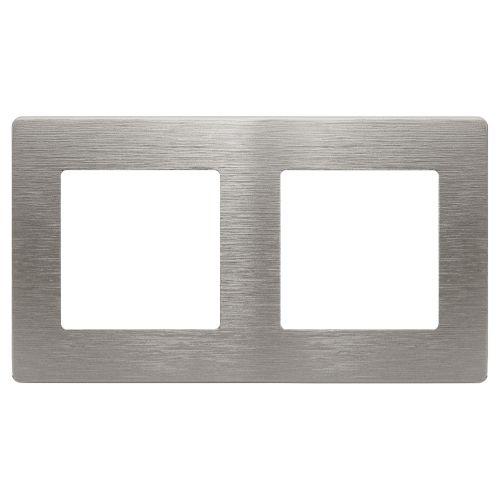 Рамка 2-м Эра12 12-5102-16 сатин титан Эра Б0065747