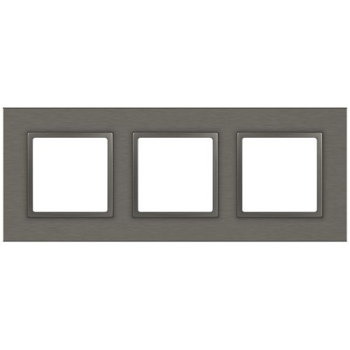 Рамка 3-м Elegance 14-5203-16 метал. титан Эра Б0065844
