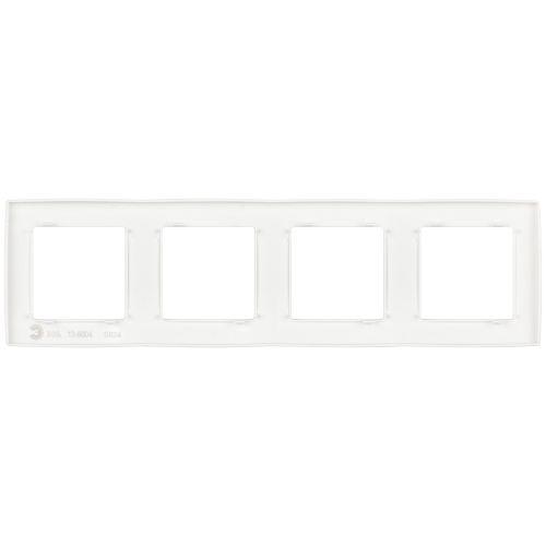 Рамка 4-м Эра12 12-5004-01М бел. матов. Эра Б0065740