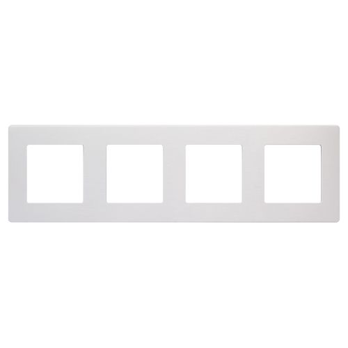 Рамка 4-м Эра12 12-5104-01М сатин бел. матов. Эра Б0065750